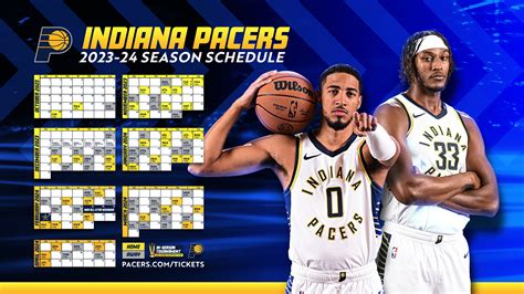 indiana pacers basketball schedule
